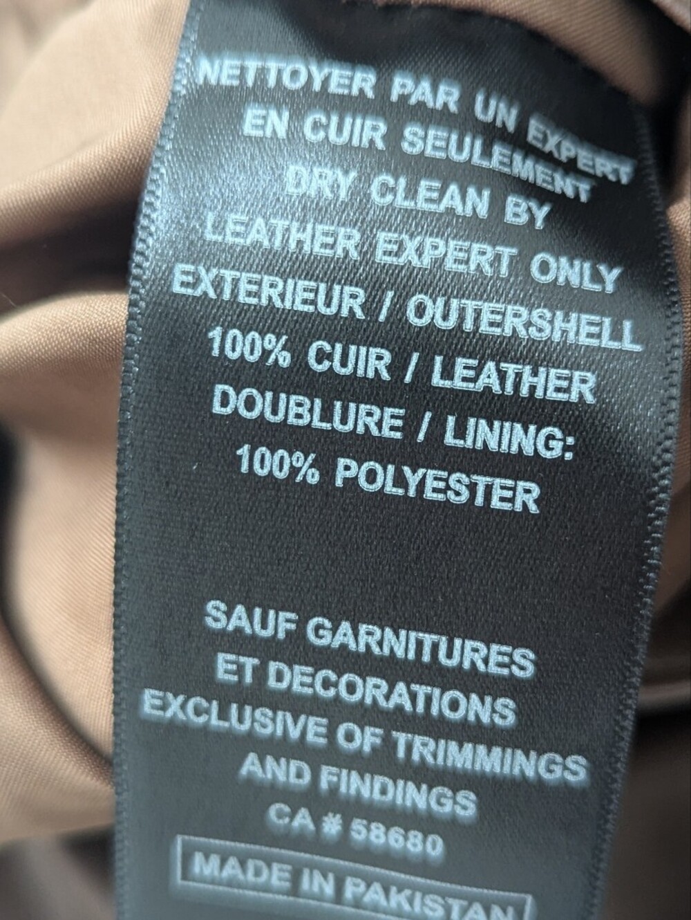 Bod & Christensen Brown 100% Leather Cargo Pants Size 2 - Picture 8 of 8